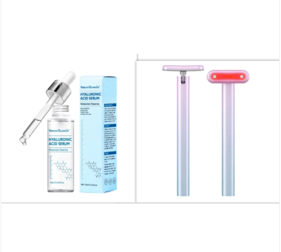 GlowSculpt™ 4-in-1 Microcurrent Facial Wand + Hydrating Serum